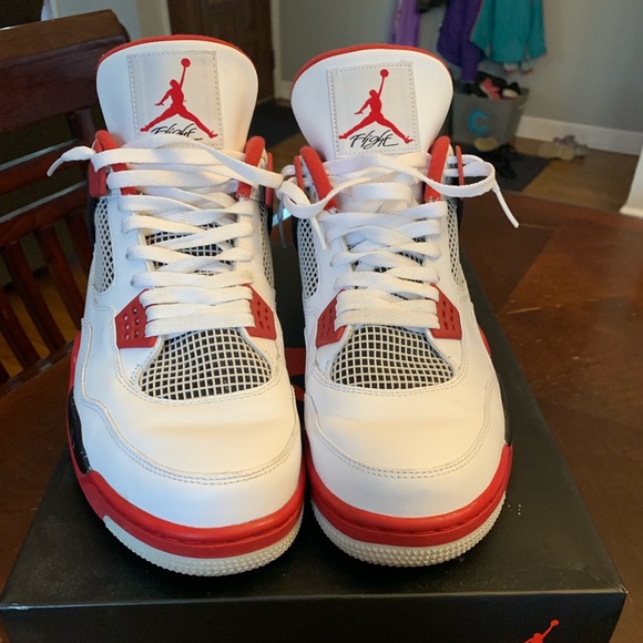 jordan 4 mid red
